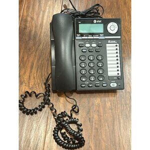 AT&T 993 2-Line Corded Desk Phone Telephone Caller ID & Speakerphone UNTESTED